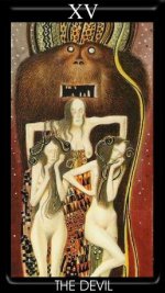 Klimt Tarot - The Devil XV.jpg